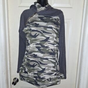 Vanilla bay double hooded sweatshirt size small